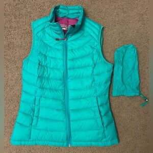 ZeroXposur Women’s Quilted Puffer Packable Vest 90% Down Fill size S